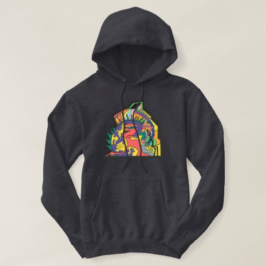 Veste À Capuche Ombre Moquée (Design devant)