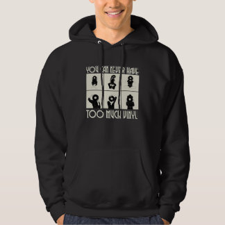 Veste À Capuche On n'a jamais trop de vinyle rétro vintage