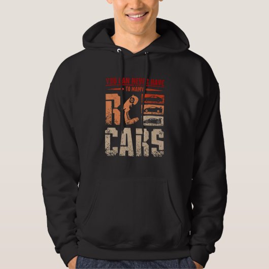 Veste À Capuche On n'a jamais trop de voitures télécommandées (Devant)