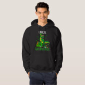Veste À Capuche Oncle Saurus Rex St Patrick S Day Leprechaun Dinos (Devant entier)
