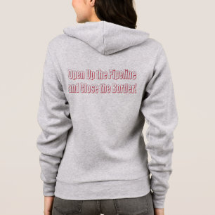 Veste À Capuche Open-The-Pipeline-and-Close-the-Bordr-eps