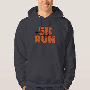 Veste À Capuche orange courue par 5K