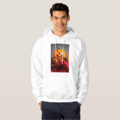 Veste À Capuche Orange d'octobre (Devant entier)