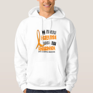 Veste À Capuche Orange d'usage de la leucémie I pour mon ami 37