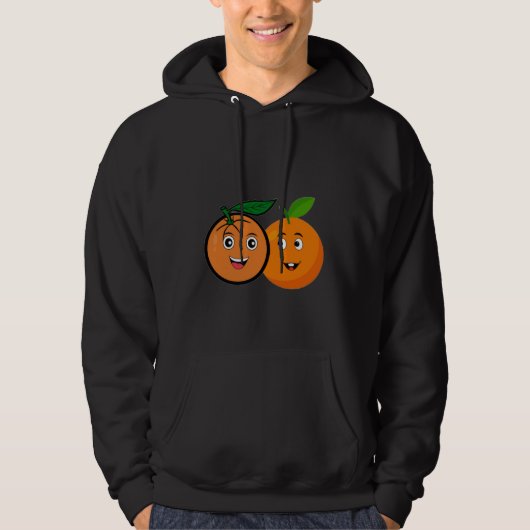 Veste À Capuche Oranges Double Trouble (Devant)