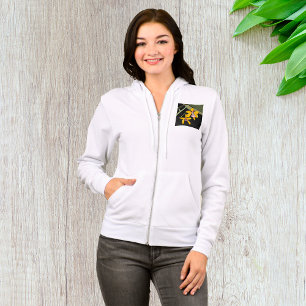 Veste À Capuche Orchidée jaune Fleur tropicale Botanique