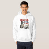 Veste À Capuche Organiser. Voter. Répéter. (Devant entier)