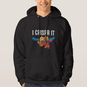 Veste À Capuche Organismes de l'ADN de Crispr Enseignant en biolog