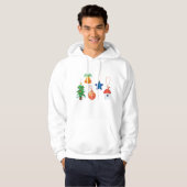 Veste À Capuche Ornements de Noël décoratifs (Devant entier)