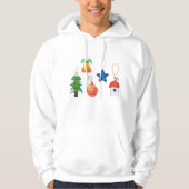 Veste À Capuche Ornements de Noël décoratifs (Devant)