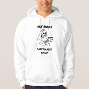 Veste À Capuche Os secs, esprit caféiné