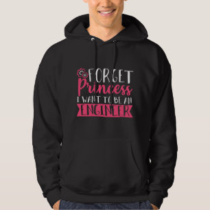 Veste À Capuche Oubliez la princesse, je veux être une ingénieure