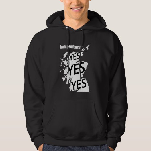 Veste À Capuche Oui à l'indépendance écossaise (Devant)