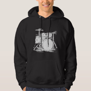 Veste À Capuche Oui, Je Joue Aux Tambours
