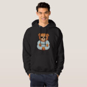 Veste À Capuche ours en peluche (Devant entier)