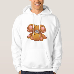 Veste À Capuche Ours en peluche à l'envers