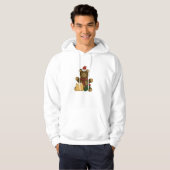 Veste À Capuche Ours en peluche de Noël (Devant entier)