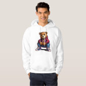 Veste À Capuche Ours en peluche urbain (Devant entier)