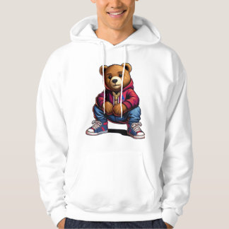 Veste À Capuche Ours en peluche urbain