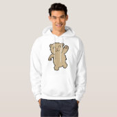 Veste À Capuche Ours qui fait signe (Devant entier)