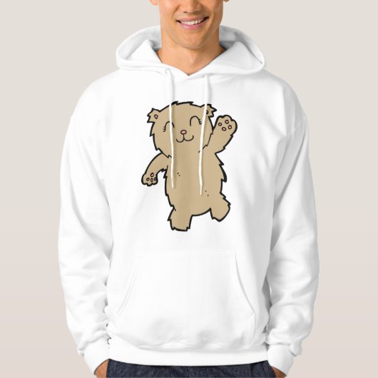 Veste À Capuche Ours qui fait signe (Devant)