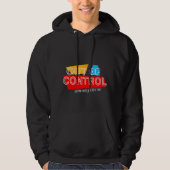 Veste À Capuche Out of Control – Bold Typography Statement Design (Devant)