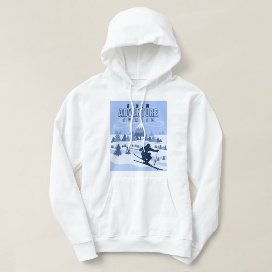 Veste À Capuche Outdoor Adventure snowboard hiver (Design devant)