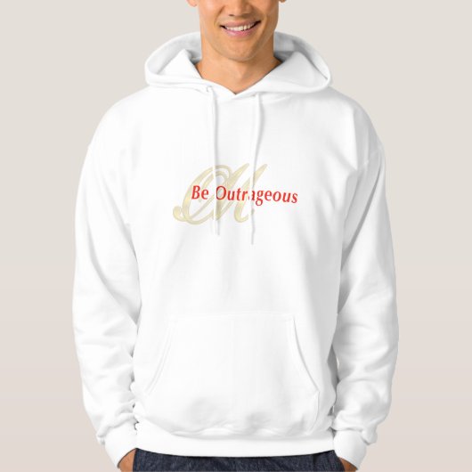 Veste À Capuche OutrageousMasteryBeOutrageous (notexthoodie) (Devant)