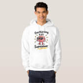 Veste À Capuche Overthinking Superpower (Devant entier)
