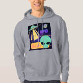 Veste À Capuche ovni, extraterrestre croient (Devant)