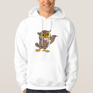 Veste À Capuche Owl comme secrétaire avec stylo et note