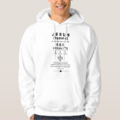 Veste À Capuche Oxygène 888 Nom de Jésus (Devant)
