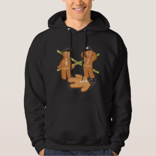 Veste À Capuche Pain d'épice Homme Crimes cookies Noël laid Noël N