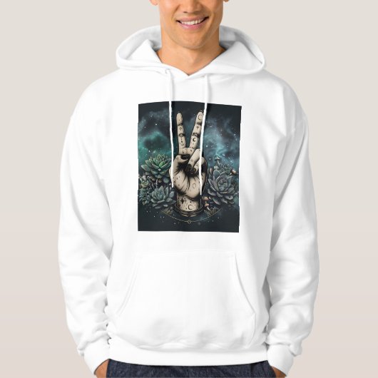Veste À Capuche Paix cosmique (Devant)