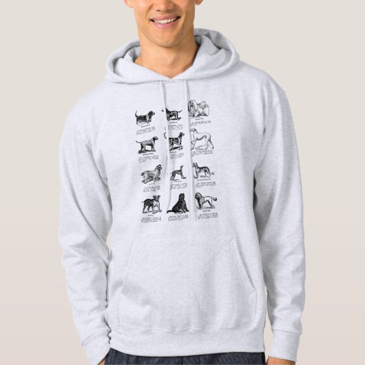VESTE À CAPUCHE PAIX DE CHIENS CLASSIQUES (Devant)
