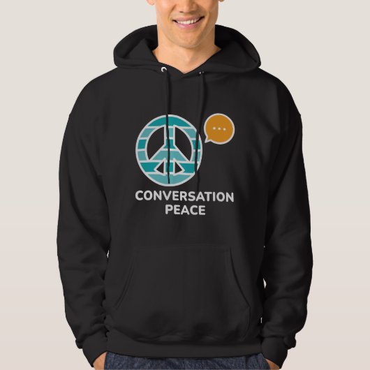 Veste À Capuche Paix de conversation (Devant)