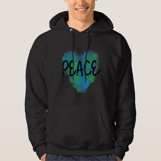 Veste À Capuche Paix mondiale (Devant)