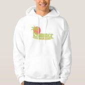 Veste À Capuche Palm Tree été avec soleil et plage (Devant)