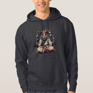 Veste À Capuche Panda cosmique : Chaleur avant combat