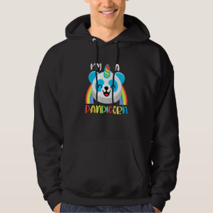 Veste À Capuche PANDICORN - Un Panda Et Une Unicorne - Enfants