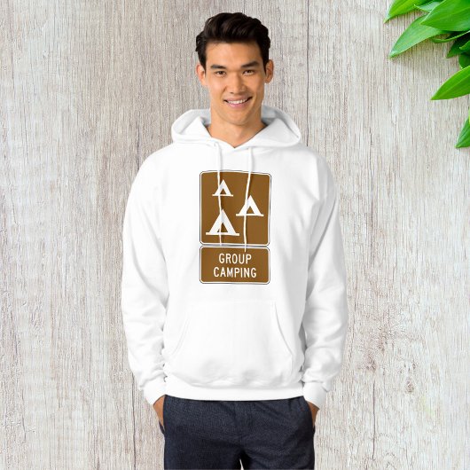 Veste À Capuche Panneau de camping de groupe
