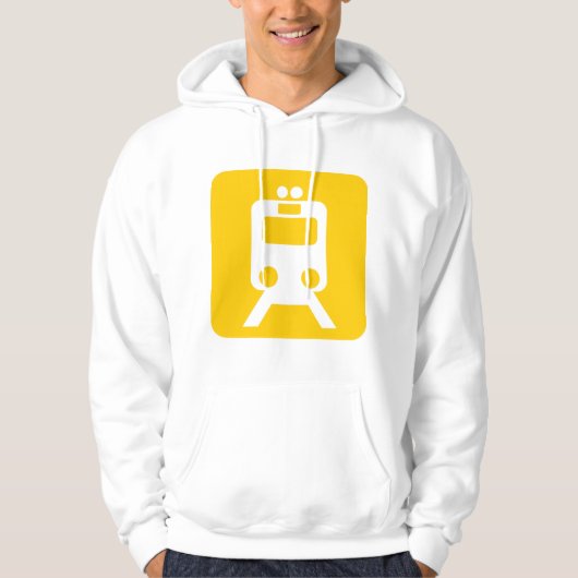 Veste À Capuche Panneau de train - (Devant)