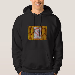 Veste À Capuche Panneau drôle 'Ne touchez pas la mangue'