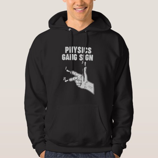 Veste À Capuche Panneau du Gang de Physique (Devant)