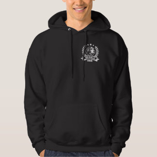 Veste À Capuche "Papa Beagle" avec tête de chien sur poitrine