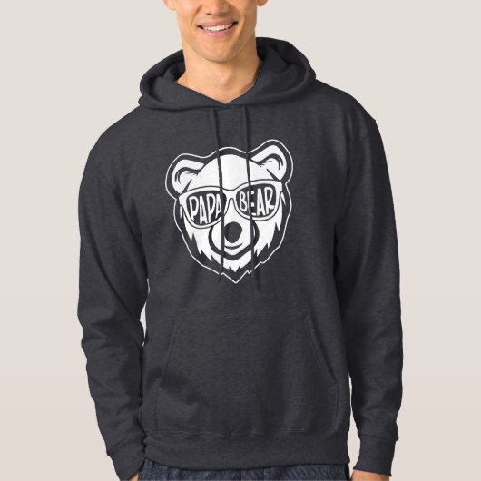 Veste À Capuche 🐻 Papa Bear 🐻 (Devant)