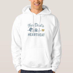 Veste À Capuche Papa chien, le pouls de papa fourrure