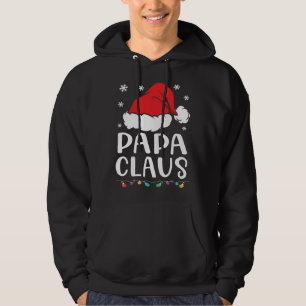 Veste À Capuche Papa Claus Famille Correspondant Papa Claus Pajama