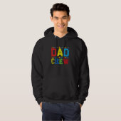 Veste À Capuche Papa Crew Blocs de construction Master Builder Bri (Devant entier)