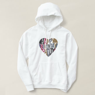 Veste À Capuche papa d'anniversaire heureux